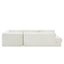 L-Shaped Modular Sofa With Double Layer Cushion