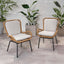 Outdoor Wicker Club Chair With Cushions (Set of 2)