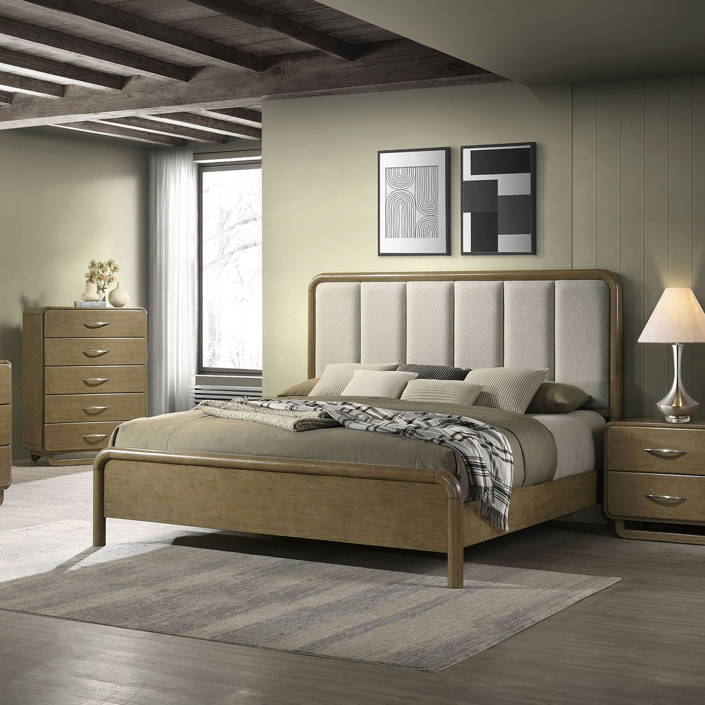 Tully - 5 Drawer Chest - Nutmeg Brown
