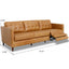 Christopher - Electric Inclining Sofa Left Facing - Tan