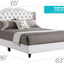 Upholstered Bed Transitional