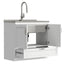Reed - Deluxe Laundry Cabinet With Pull-Out Faucet And Stainless Steel Sink