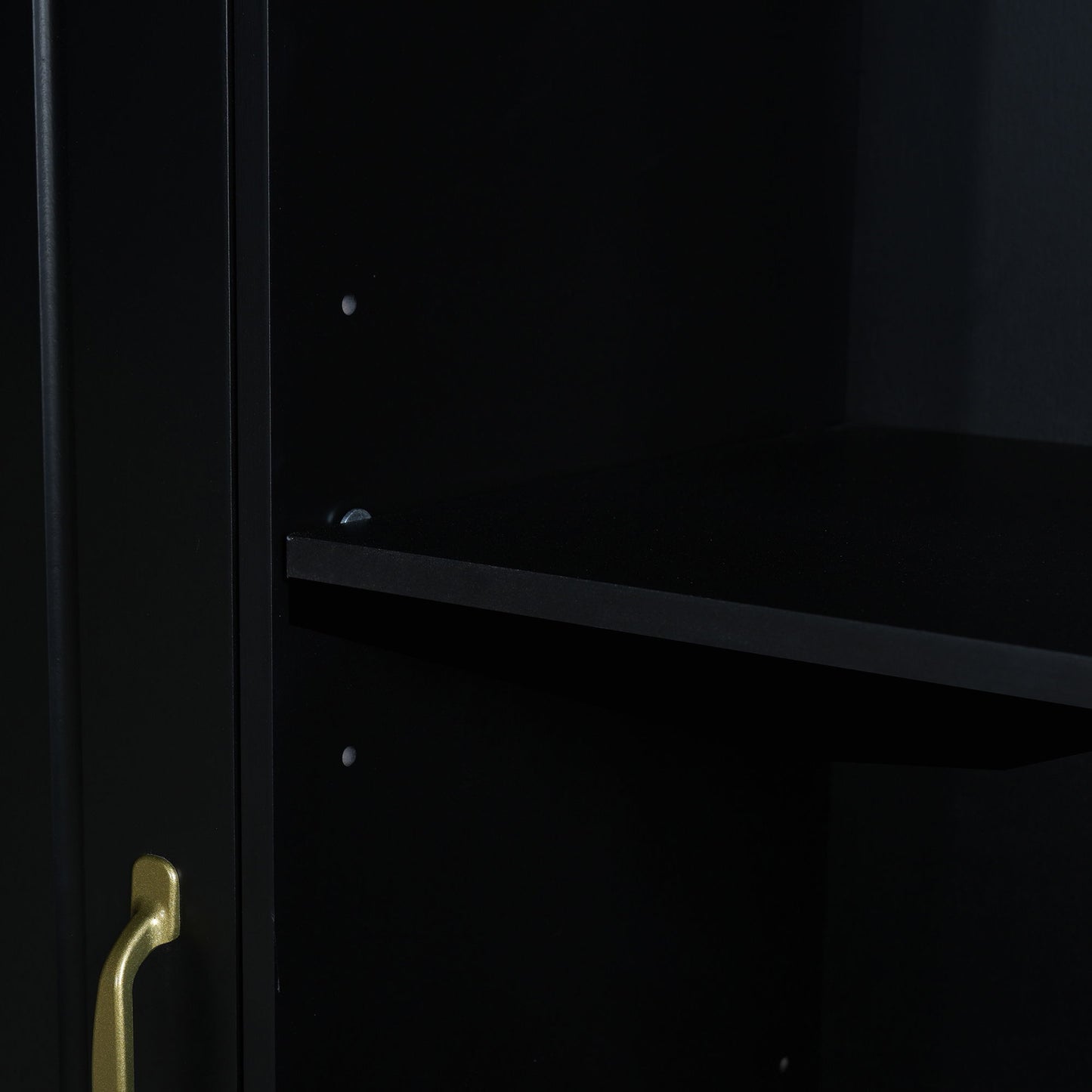 Freestanding Tall Storage Cabinet With 2 Tilt Out Hampers