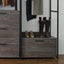 Monica - Modular Design Walk-In Closet System - Rustic