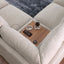 Celine - Fabric Corner Sectional Sofa With Right-Facing Chaise, Cupholders, And Charging Ports