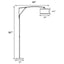 Jamison - Drum Shade Arc Adjustable Floor Lamp - Chrome
