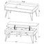 Amara - Lift Top Coffee Table With Hidden Storage - Oak