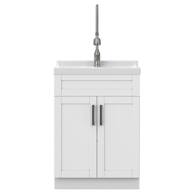 Hennessy - Deluxe Laundry Utility Sink And Cabinet