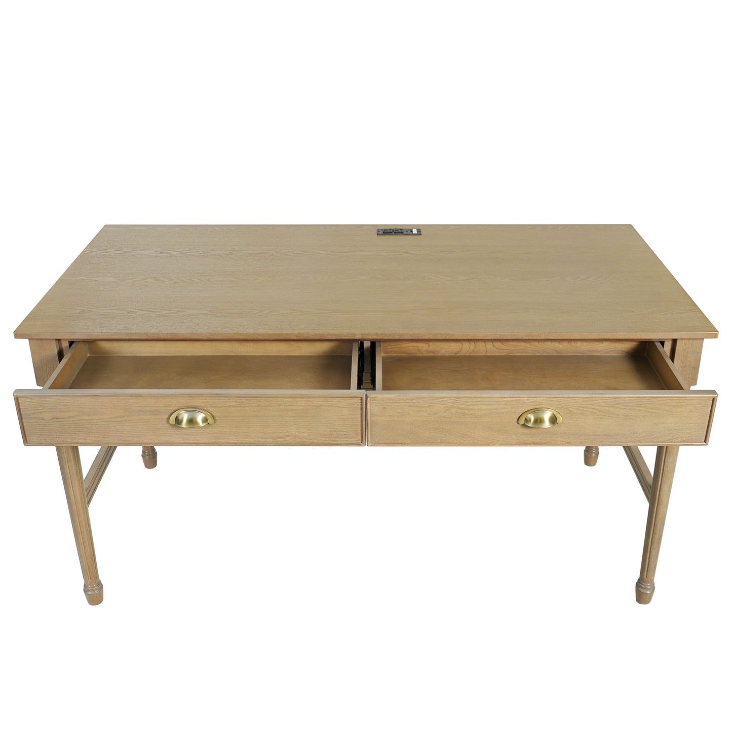 Modern Writing Desk With Drawers For Home Office