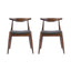 Dining Chairs With Ergonomic Backrest & Comfort Cushions (Set of 2)