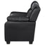 Winchell - Upholstered Padded Arm Tufted Accent Chair - Black
