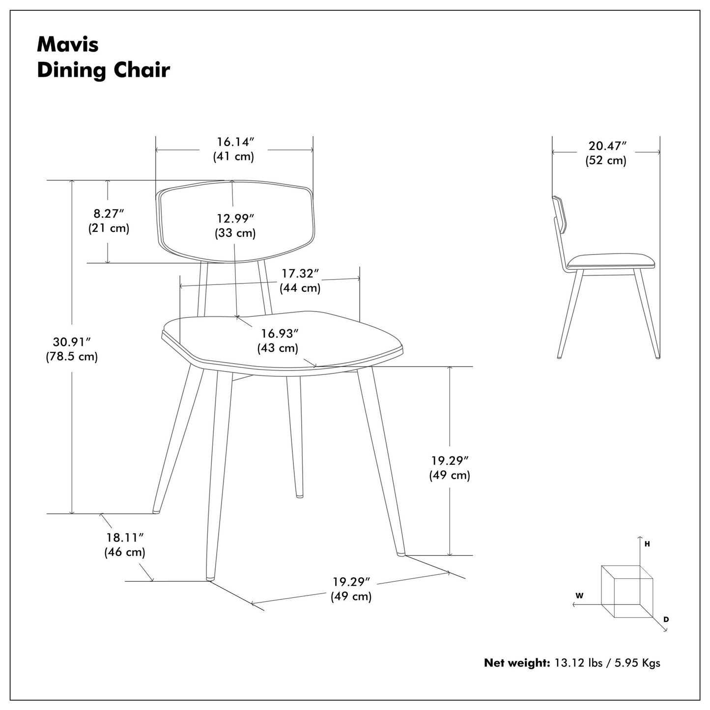Mavis - Upholstered Dining Chair (Set of 2)