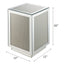 Noralie - Accent Table - Silver - Mirror
