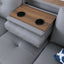 Irine - Sectional Sofa With Ottoman - Gray