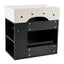 Modern Wall Mounted Bathroom Vanity With Sink, Soft Close Drawer, Adjustable Shelf, Toilet Paper Holder
