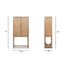 Nolan - Bar Cabinet With Wine Storage - Brown
