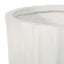 Planter With Subtle Pleated Design - Antique White