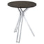 Edgerton - Round Height Bistro Bar Table - Dark Oak