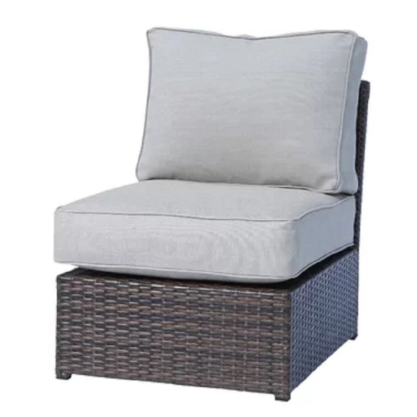 Comfortable Modern Patio Rattan Sectional Set With Cushions