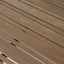 Oana Brava - Rustic Coffee Table With Slat Panel Design - Gray