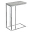Accent Table, C - Shaped, Tempered Glass, Stylish Design Contemporary & Modern