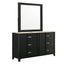 Opel - 6 Drawer Dresser - Black