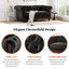 Chesterfield Loveseat Sofa, 2 Person Rolled Arm Upholstered Couch