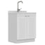 Murphy - Laundry Cabinet & Faucet And Stainless Steel Sink