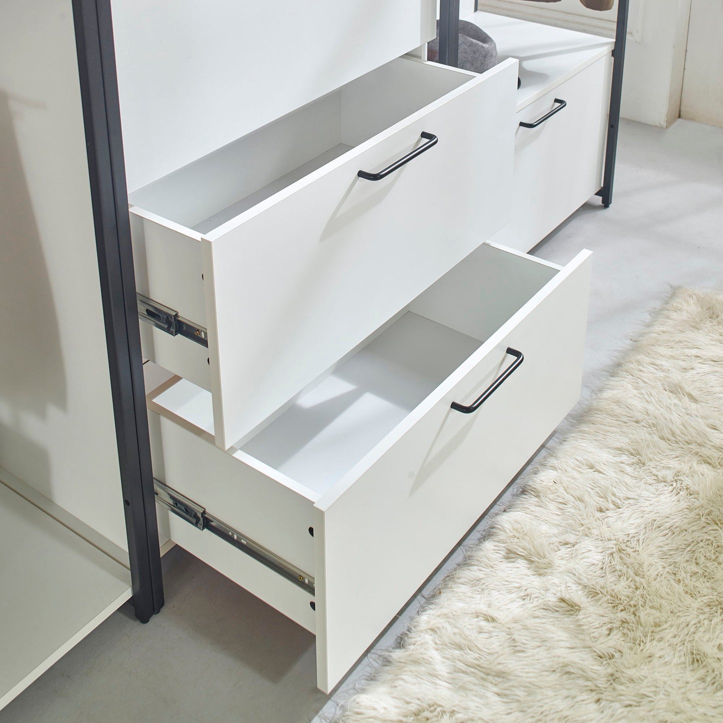 Fiona - Walk-In Closet System, Freestanding - White