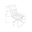 Dining Chair, Side, Upholstered For Dining Room, Modern