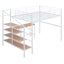 Loft Bed With Desk And Lateral Storage Ladder
