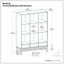 Banting - 9 Cube Bookcase With Drawers - Walnut Brown