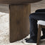 Kody - 79" Oval Fixed-Top Dining Table Set