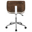 Ecru Swivel Office Chair Adjustable Height - Beige