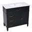 Bathroom Vanity With Sink, Freestanding Cabinet & Drawers