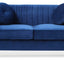 Glam Styled Micro Suede Loveseat