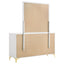 James - 6 Drawer Dresser With Mirror - White
