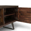 Lowry - TV Media Stand - Distressed Charcoal Brown