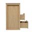 Freestanding Bathroom Vanity With Ceramic Sink, 2 Full Extension Drawers