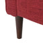 Mid-Century Modern Recliner With Button Tufted Waffle Stitch