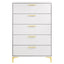 Karena - Rectangular 5 Drawer Chest - White
