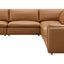 Brighton - Top Grain Modular Sectional - Brown