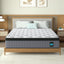 14" Hybrid Mattress, Memory Foam & Pocket Spring Bed, Cooling, Pressure Relief, Back & Hip Support - Gray / White - King