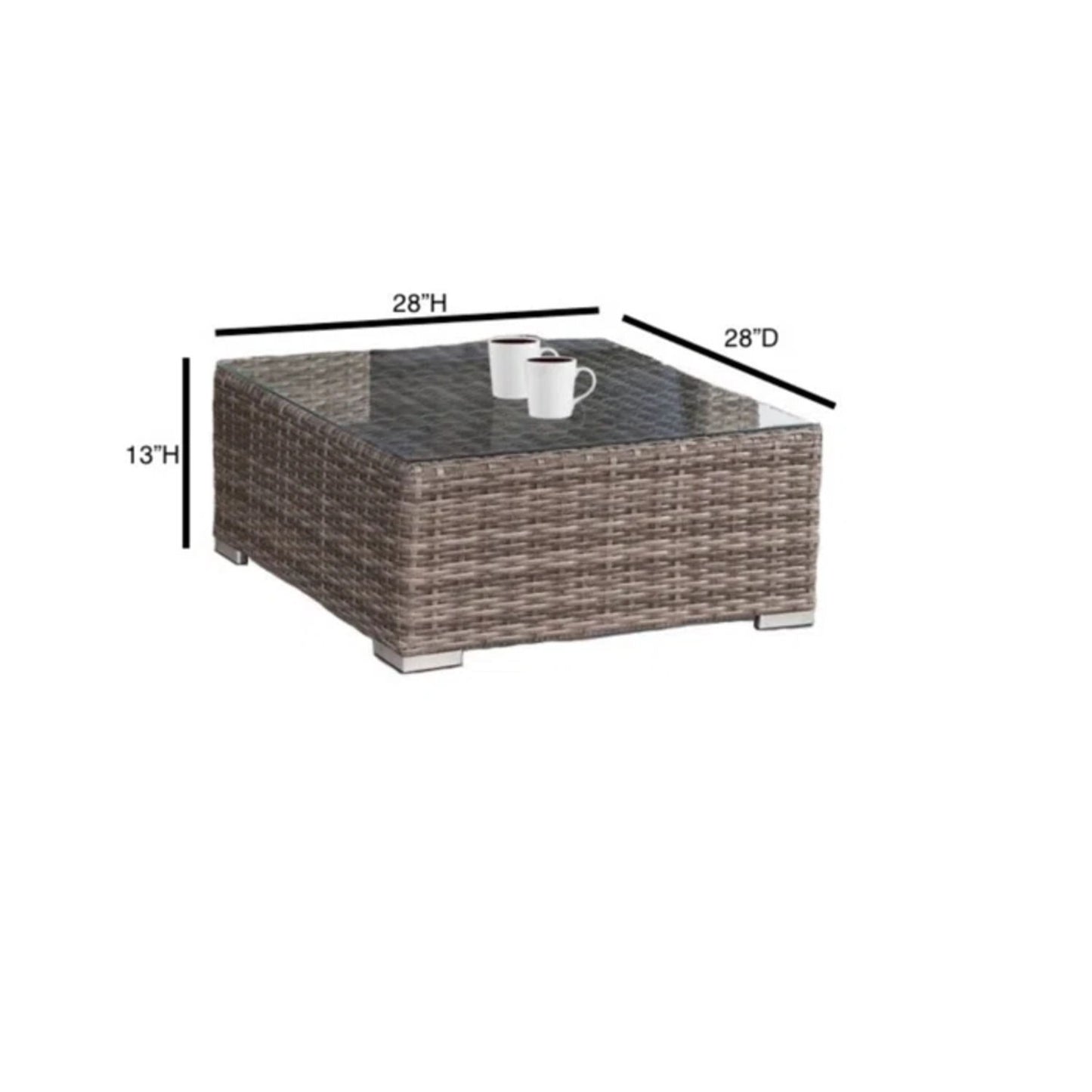 Stylish Entertainment Sectional Set, Outdoor Living