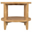 Elliott - 2 Piece Round Coffee And End Table Set - Maple