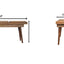 Larissa - Triple Accent Cane Bench - Beige