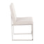 Fuji - Contemporary High Back Dining Chair, Modern Elegance (Set of 2)
