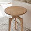 Carmel - Round Side Table - Antique Brown
