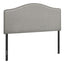 Full Size, Bed Headboard Only Upholstered, Transitional - Gray