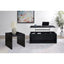 Canyon - Lift Top Table With Dual Drawers Storage Solution - Black